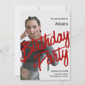 Y2k foto verjaardag kaart (Voorkant)