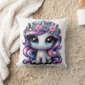 Y2K glitter pony eenhoorn Kussen (Deken)