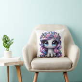 Y2K glitter pony eenhoorn Kussen (Stoel)