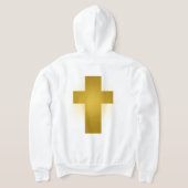 Y2K Golden Cross Hoodie (Laag Achter)