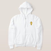 Y2K Golden Cross Hoodie (Laagn)