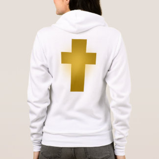 Y2K Golden Cross Hoodie