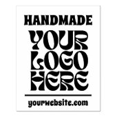 Y2k Handgemaakte Website Business Logo Custom Rubberstempel (Afrduk)