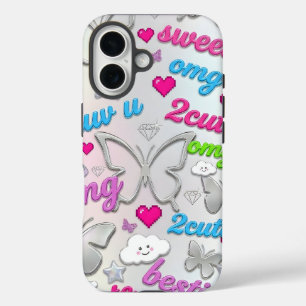 Y2K Hoesje Esthetiek 2000s Nostalgie Vlinder