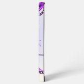 Y2K iriserende hart- en Paarse ketens telefoonhoes Samsung Galaxy Hoesje (Linkerkant)