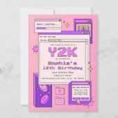 Y2K Jaren 2000 Retro Computer Interface Verjaardag Kaart (Voorkant)