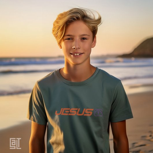 Y2K Jesus Spherical Cross Christian Inspirational T-shirt