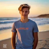 Y2K Jesus Spherical Cross Christian Inspirational T-shirt