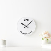 Y2K-klok - Aftellingsklok Ronde Klok (Huis)