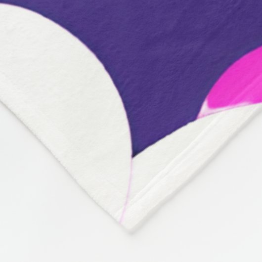 Y2K Levendig Wildflower Bold Retro Spring Design Fleece Deken (Hoek)