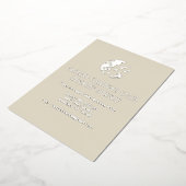 Y2K Metallic Zilveren Disco Ball 30e Verjaardagsfe Folie Uitnodiging (Gedraaid)