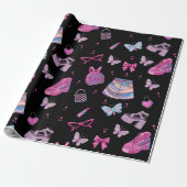 Y2K Millennium Esthetische Modepatroon Cadeaupapier (Uitgerold)