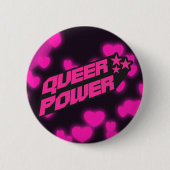Y2K Queer Power Pride Ronde Button 5,7 Cm (Voorkant)