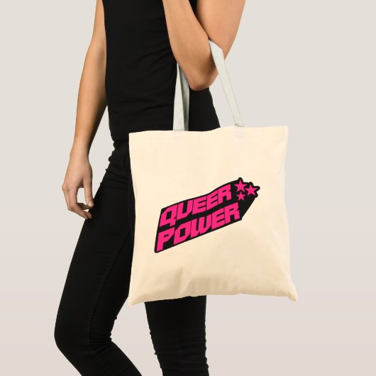 Y2K Queer Power Pride Tote Bag (Voorkant (product))