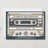 Y2K Retro 90s 80s Cassettebandje Kaart (Voorkant)