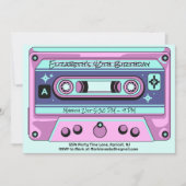 Y2K Retro 90s 80s Cassettebandje Kaart (Voorkant)