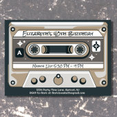 Y2K Retro 90s 80s Cassettebandje Kaart