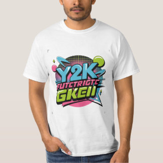 Y2K Retro Neon Esthetische Vette 90s Geïnspireerde T-shirt