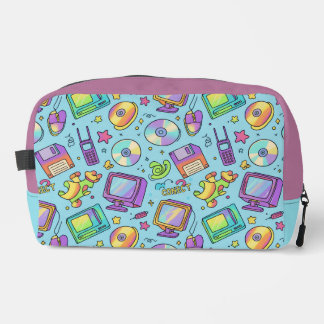 Y2K Retro Tech Esthetische Doodle Make-uptas Toilettasje