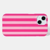 Y2K Roze Gestreepte Case-Mate iPhone Case (Achterkant (horizontaal))