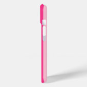 Y2K Roze Gestreepte Case-Mate iPhone Case (Achterkant / Links)