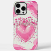 Y2K Roze Hart & Wilde Bloemen Case-Mate iPhone Case (Achterkant)