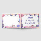 Y2K Roze Paarse 2000s Retro Tech Geek Liefde Bruil Gastenboek (Volledig)