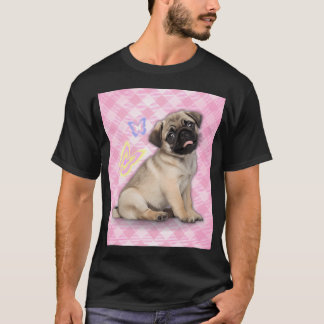 Y2K Schattige Pugg Puppy - Vroeg 2000s Stijl T-shirt
