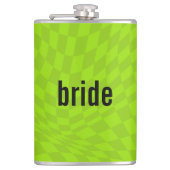 y2k Slime Groene Zomer Bachelorette Bruidsfeest Heupfles (Voorkant)