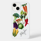 Y2K Stickerbomb Haken Groente Collage Naam Case-Mate iPhone Case (Achterkant)