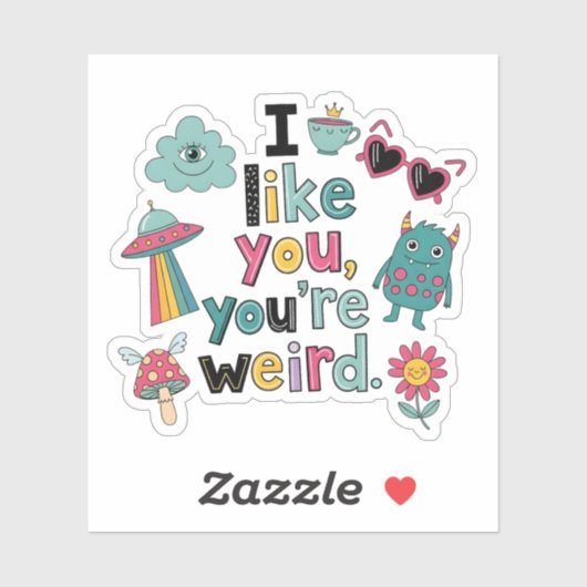 Y2K Stickerbomb Trendy Indie Pop Art Sticker (Vel)