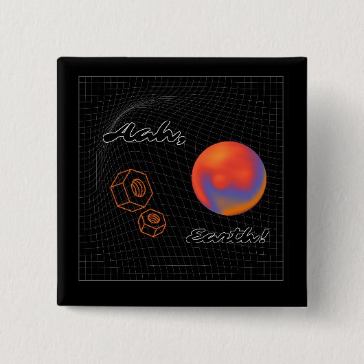 Y2K-STIJL VIERKANTE BUTTON 5,1 CM (Voorkant)