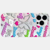 Y2K-telefoonhoesje Aesthetisch 2000 nostalgie vlin Case-Mate iPhone Case (Achterkant (horizontaal))