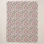 Y2K Trendy Luipaardprint Lippen Sherpa Deken (Voorkant)
