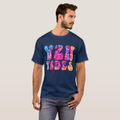 Y2K VIBES Tie Dye Unisex T-shirt (Voorkant volledig)