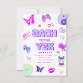 Y2K vrijgezellenfeest Kaart (Voorkant)