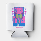 Y2K vrijgezellenfeest vlinder Blikjeskoeler (Voorkant)