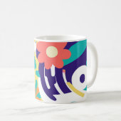 Y2K Wildflower Bold Retro Spring Keuken Decor Koffiemok (Voorkant rechts)