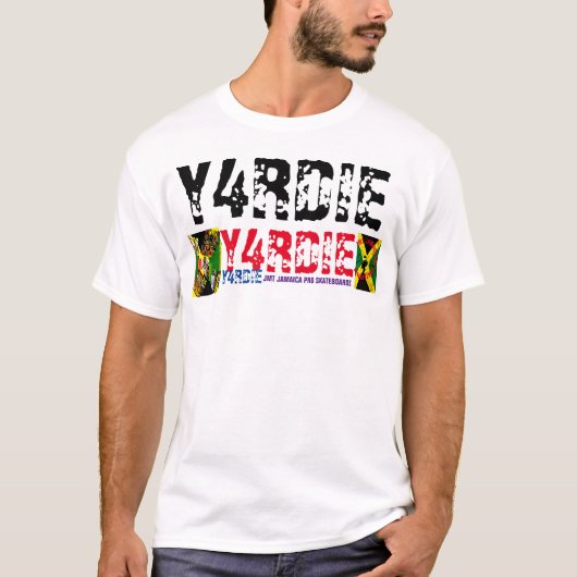 Y4RDIE Heren Basic T-Shirt (Voorkant)