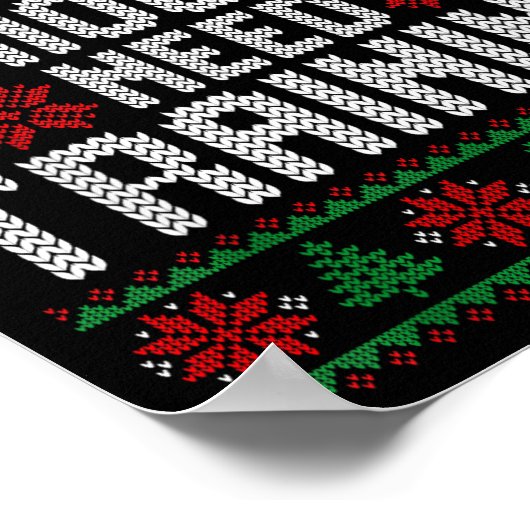 Y’all Seriously Need Training Ugly Christmas Offic Poster (Hoek)