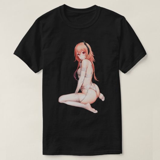y anime girl  t-shirt (Design voorkant)