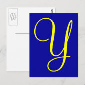 Y BRIEFKAART (Voorkant / Achterkant)