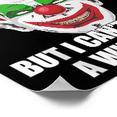 Y Clown I Love Kids But I Can't Finish A Whole One Poster (Hoek)