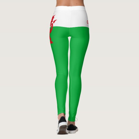 Y Ddraig Goch Leggings (Achterkant)