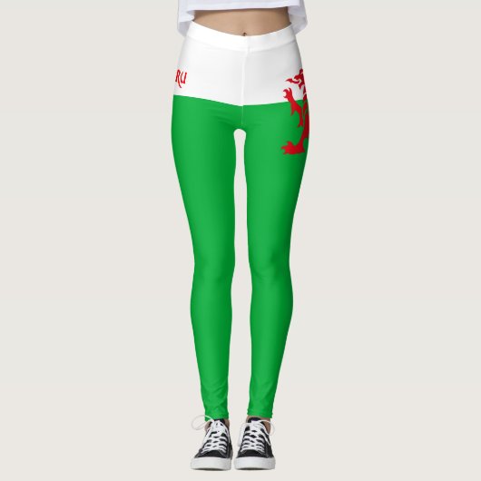 Y Ddraig Goch Leggings (Voorkant)