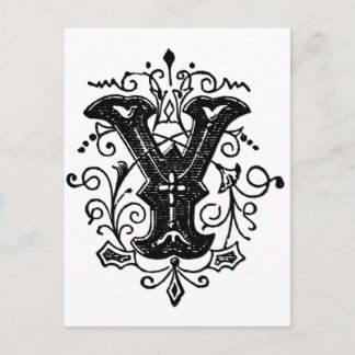 Y Decoratieve brief Briefkaart
