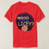 y es Miedo grena Liceysta Tigre licey Dominican co T-shirt (Design voorkant)
