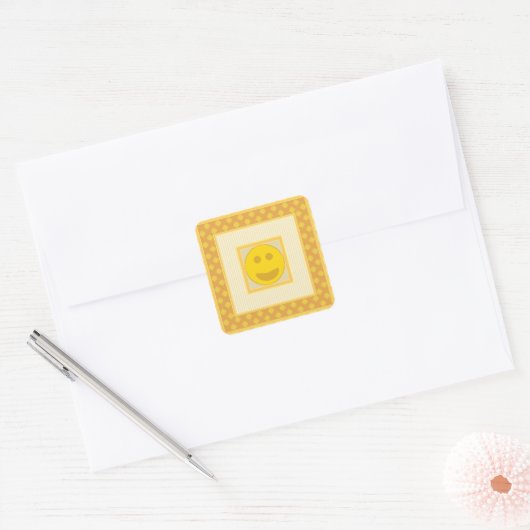 Y&G Smile Tegelvel Sticker (Envelop)