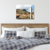 Y Garn North Wales Briefkaart Poster Faux Canvas P (Insitu (Slaapkamer))