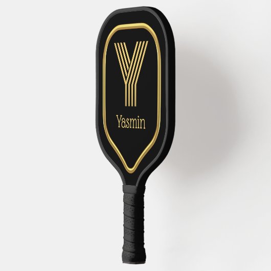 Y Gold Initiaal Pickleball Paddle (Links)